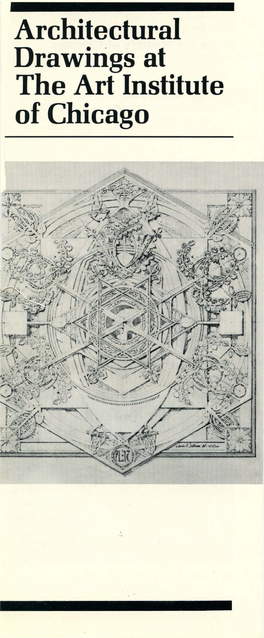 Architectural Drawings at the Art Institute of Chicago