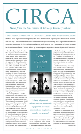 Letter from the Dean