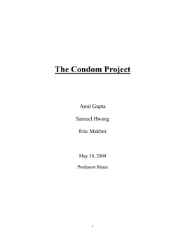 The Condom Project
