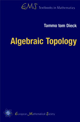 Algebraic Topology Dieck Titelei 1.8.2008 13:23 Uhr Seite 4