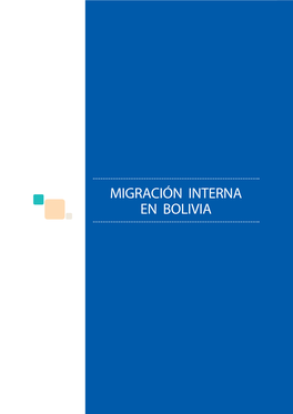 Migración Interna En Bolivia