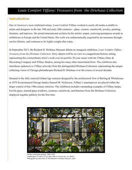 Louis Comfort Tiffany: Treasures from the Driehaus Collection