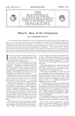 Miracle Men of the Telephone 277