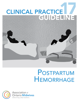 Postpartum Hemorrhage CONTRIBUTORS PPH CPG Work Group Clinical Practice Guidelines Committee Quality, Insurance and Risk Management Program AOM Staff