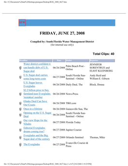 Friday, June 27, 2008