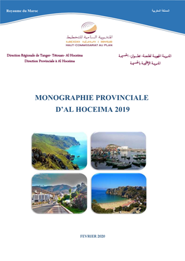 Télécharger La Monographie Provinciale D'al Hoceima 2019