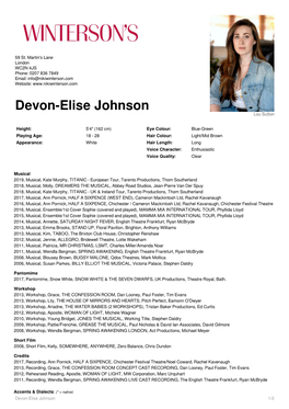 Devon-Elise Johnson Lou Sutton