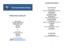 Practice Leaflet V1.1