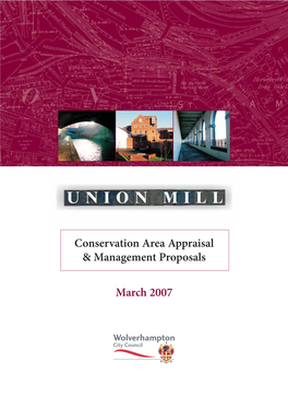 Conservation Area Appraisal & Management Proposals March 2007