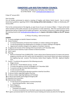 Full Sutton and Skirpenbeck Parish Council