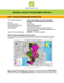 Regional Project/Programme Proposal