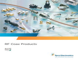 RF Coax Products Catalog RF Coax Products