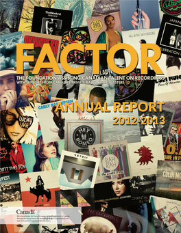 FACTOR Annual Report 2012-13