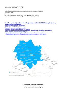 Komisariat Policji W Koronowie