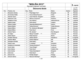 "Misliša 2013" 3