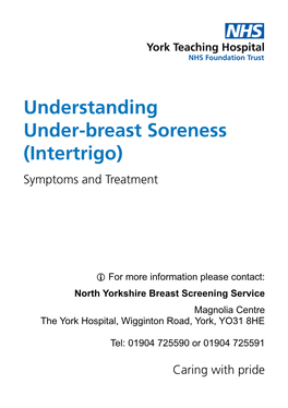 Understanding Under Breast Soreness (Intertrigo)