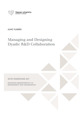 Managing and Designing Dyadic R&D Collaboration