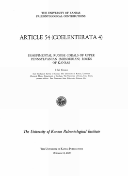 Article 54 (Coelenterata 4)