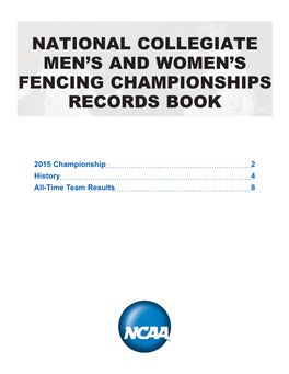 National Collegiate Men's and Women's Fencing