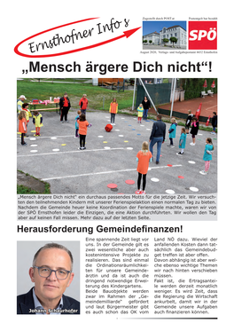 „Mensch Ärgere Dich Nicht“!