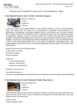 Homes for Sale in Cuba Width 3 Or More Rooms, 3 Or More Bathrooms - Page 1