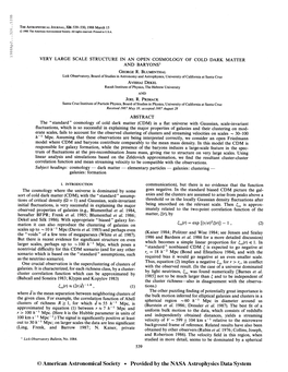 198 8Apj. . .326. .539B the Astrophysical Journal, 326:539-550