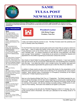 Same Tulsa Post Newsletter