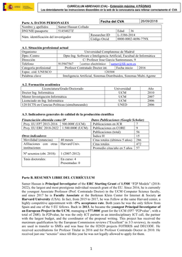 Samer Hassan Collado DNI/NIE/Pasaporte 51454027Z Edad 36 Researcher ID L-3386-2014 Núm