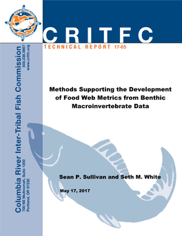 Methods Supporting the Development of Food Web Metrics from Benthic Macroinvertebrate Data