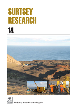 THE SURTSEY RESEARCH SOCIETY REYKJAVÍK, 2020 SURTSEYJARFÉLAGIÐ – the Surtsey Research Society P.O.Box 352, 121 Reykjavík, Iceland Website