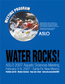 Aslo Meeting Program