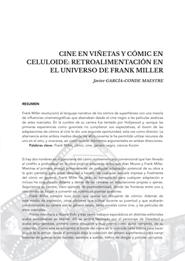 Retroalimentación En El Universo De Frank Miller 45