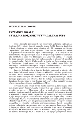 Przemoc I Gwałt, Czyli Jak Rosjanie Wyzwalali Kaszuby 55