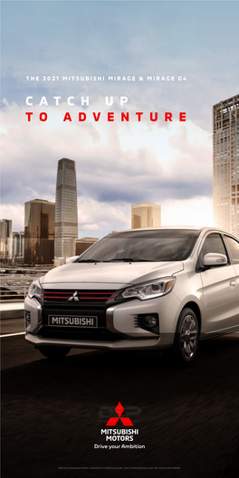 Mitsubishi 2021 Mirage G4 Brochure