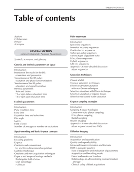 TABLE of CONTENTSINDICE Table of Contents