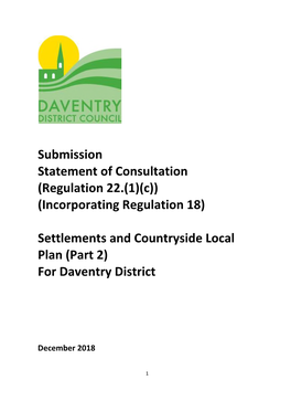 Consultation Statement