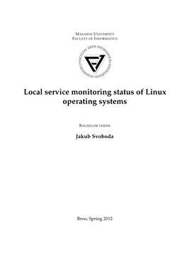 Local Service Monitoring Status of Linux Operating Systems