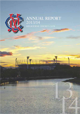 Annual Concise Financial Report Melbourne Cricket Club