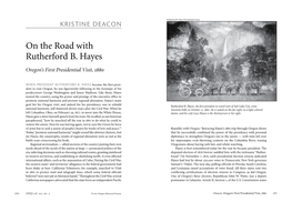 On the Road with Rutherford B. Hayes