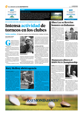 Intensa Actividadde Torneos En Los Clubes