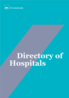 Directory of Hospitals