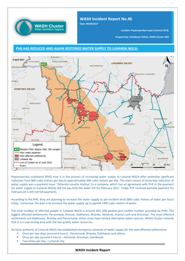 WASH Incident Report No.46 Date: 04/04/2017