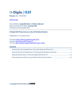 ISS Forum 19