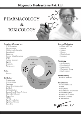 Pharmacology and Toxicology