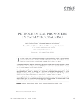 Petrochemical Promoters in Catalytic Cracking