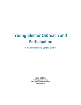 Young Elector Outreach and Participation