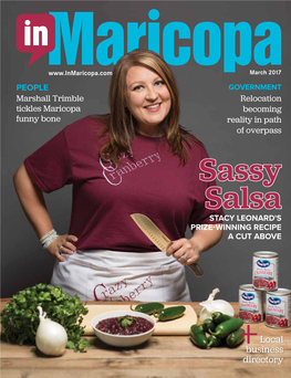 Sassy Salsa STACY LEONARD's PRIZE-WINNING RECIPE a CUT ABOVE