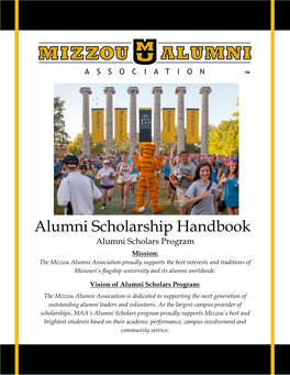 Alumni Scholarship Handbook