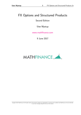 FX Options and Structured Products 2E