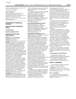 Federal Register/Vol. 73, No. 142/Wednesday, July 23, 2008